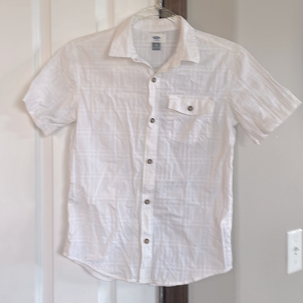 Old Navy Boy Button-Up Collar Shirt